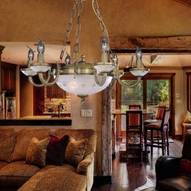 Candelabre, Lustre - Candelabru clasic design italian realizata manual 4650