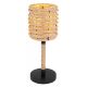 Veioze - Lampa de masa stil rustic natural HALIA