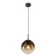 Pendule, Lustre suspendate - Lustra / Pendul modern 20cm VARUS maro/chihlimbar