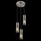 Pendule, Lustre suspendate - Lustra moderna cu 3 pendule ANNIKA nickel