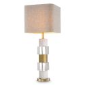 Veioza/ lampa de masa LUX Cullingham, alama antic/ alb