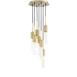 Pendule, Lustre suspendate - Lustra moderna design LUX cu 7 pendule Lulu
