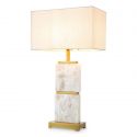 Veioza/ lampa de masa LUX cu baza din marmura Newton L