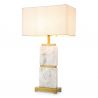 Veioza/ lampa de masa LUX cu baza din marmura Newton L