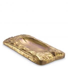 Parfumuri de camera, Idei cadouri, Obiecte decorative - Tava design LUX din alama solida turnata Chiasso