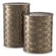 Parfumuri de camera, Idei cadouri, Obiecte decorative - Set de 2 cutii din alama/ Accesoriu pentru masa de machiaj Lausanne v...