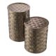 Parfumuri de camera, Idei cadouri, Obiecte decorative - Set de 2 cutii din alama/ Accesoriu pentru masa de machiaj Lausanne v...