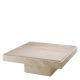 Masute Living - Masuta de cafea design LUX din travertin Sartoria, 83x83cm