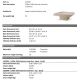 Masute Living - Masuta de cafea design LUX din travertin Sartoria, 83x83cm