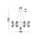 Candelabre, Lustre - Lustra LED dimabila design modern BELINDA