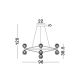 Candelabre, Lustre - Lustra LED dimabila design modern BELINDA