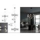 Candelabre, Lustre - Lustra LED dimabila design modern BELINDA