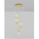 Pendule, Lustre suspendate - Lustra moderna cu 3 pendule LED design elegant BRILLE