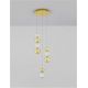 Pendule, Lustre suspendate - Lustra moderna cu 3 pendule LED design elegant BRILLE