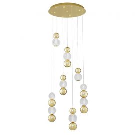 Pendule, Lustre suspendate - Lustra moderna cu 7 pendule LED design elegant BRILLE