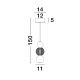 Pendule, Lustre suspendate - Pendul LED modern design elegant BRILLE