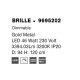 Pendule, Lustre suspendate - Lustra suspendata LED design elegant BRILLE, 94cm