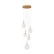 Pendule, Lustre suspendate - Lustra LED moderna cu 5 Pendule design elegant HOOK
