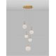 Pendule, Lustre suspendate - Lustra LED moderna cu 5 Pendule design elegant HOOK