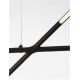 Pendule, Lustre suspendate - Lustra LED suspendata design modern RACCIO negru