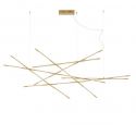 Lustra LED XL suspendata design modern RACCIO aurie