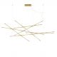 Lustra LED XL suspendata design modern RACCIO aurie
