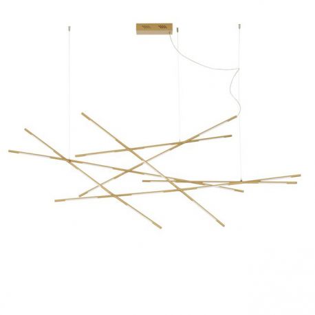 Pendule, Lustre suspendate - Lustra LED XL suspendata design modern RACCIO aurie