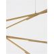 Pendule, Lustre suspendate - Lustra LED XL suspendata design modern RACCIO aurie
