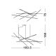 Pendule, Lustre suspendate - Lustra LED XL suspendata design modern RACCIO negru