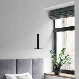 Pendule, Lustre suspendate - Lustra / Pendul LED modern design minimalist PALENCIA negru