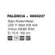 Pendule, Lustre suspendate - Lustra / Pendul LED modern design minimalist PALENCIA nickel
