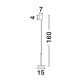 Pendule, Lustre suspendate - Lustra / Pendul LED modern design minimalist PALENCIA nickel