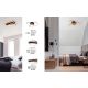 Lustre aplicate - Lustra LED aplicata design modern ELIZE I 28W