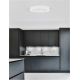 Lustre aplicate - Lustra LED aplicata design modern OPAL 50W alba
