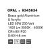 Lustre aplicate - Lustra LED aplicata design modern OPAL 50W aurie