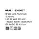 Lustre aplicate - Lustra LED aplicata design modern OPAL 60W aurie