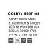 Aplice, corpuri de iluminat pentru pereti - Aplica LED de perete design ambiental COLBY 12W