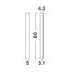 Aplice, corpuri de iluminat pentru pereti - Aplica LED de perete design ambiental COLBY 21W
