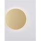 Aplice, corpuri de iluminat pentru pereti - Aplica LED de perete design ambiental CYRCLE 30cm aurie