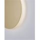 Aplice, corpuri de iluminat pentru pereti - Aplica LED de perete design ambiental CYRCLE 30cm aurie