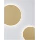 Aplice, corpuri de iluminat pentru pereti - Aplica LED de perete design ambiental CYRCLE 30cm aurie