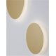Aplice, corpuri de iluminat pentru pereti - Aplica LED de perete design ambiental CYRCLE 30cm aurie