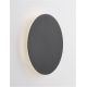 Aplice, corpuri de iluminat pentru pereti - Aplica LED de perete design ambiental CYRCLE 22cm negru