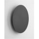 Aplice, corpuri de iluminat pentru pereti - Aplica LED de perete design ambiental CYRCLE 22cm negru