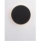 Aplice, corpuri de iluminat pentru pereti - Aplica LED de perete design ambiental CYRCLE 22cm negru