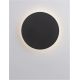 Aplice, corpuri de iluminat pentru pereti - Aplica LED de perete design ambiental CYRCLE 22cm negru