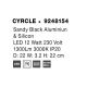 Aplice, corpuri de iluminat pentru pereti - Aplica LED de perete design ambiental CYRCLE 22cm negru