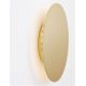 Aplice, corpuri de iluminat pentru pereti - Aplica LED de perete design ambiental CYRCLE 22cm aurie