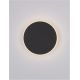 Aplice, corpuri de iluminat pentru pereti - Aplica LED de perete design ambiental CYRCLE 20cm negru