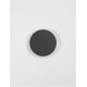 Aplice, corpuri de iluminat pentru pereti - Aplica LED de perete design ambiental CYRCLE 20cm negru